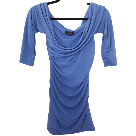 Revolve Marjorelle Cypress Mini Dress Bodycon Cocktail Dress Periwinkle Blue XS - Picture 2 of 11